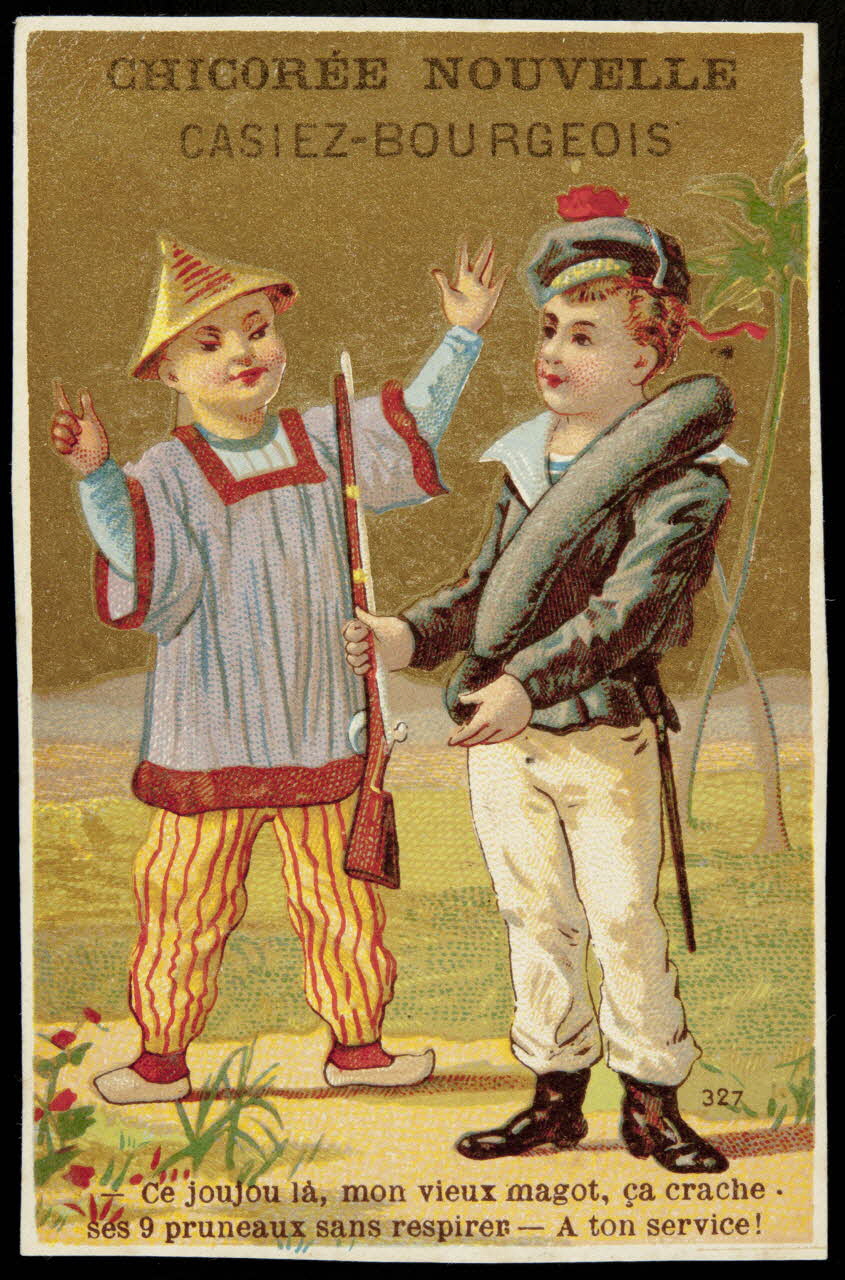 Bouillon-Rivoyre carte réclame chromo Paris 1877-1893 1995.1.3026.5 Photo