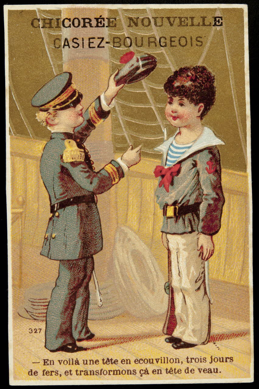 Bouillon-Rivoyre carte réclame chromo Paris 1877-1893 1995.1.3026.6 Photo