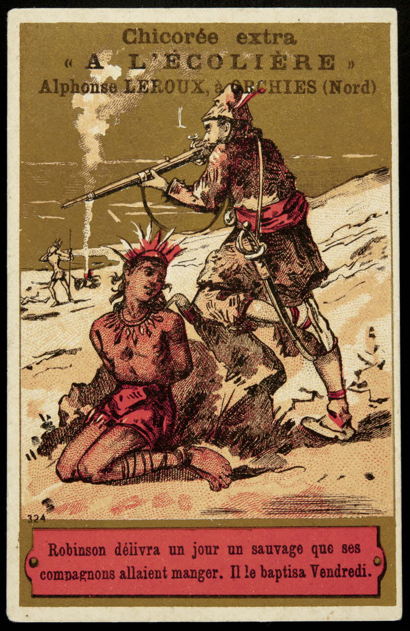 Bouillon-Rivoyre carte réclame chromo Paris 1877-1893 1995.1.3028.1 Photo