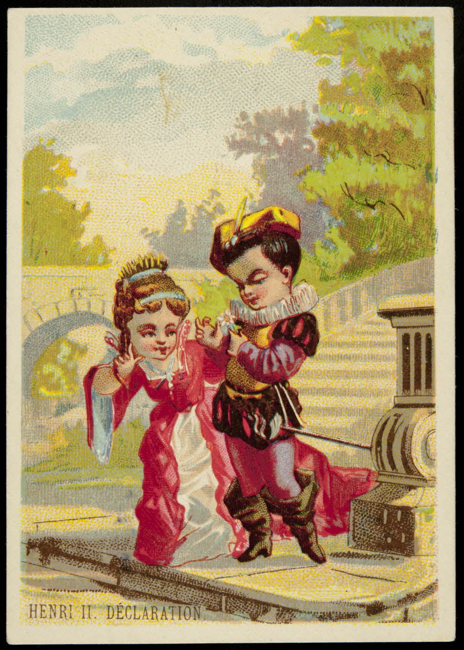 Bouillon-Rivoyre ; Lessertisseux carte réclame chromo Paris 1877-1893 1995.1.3029.2 Photo