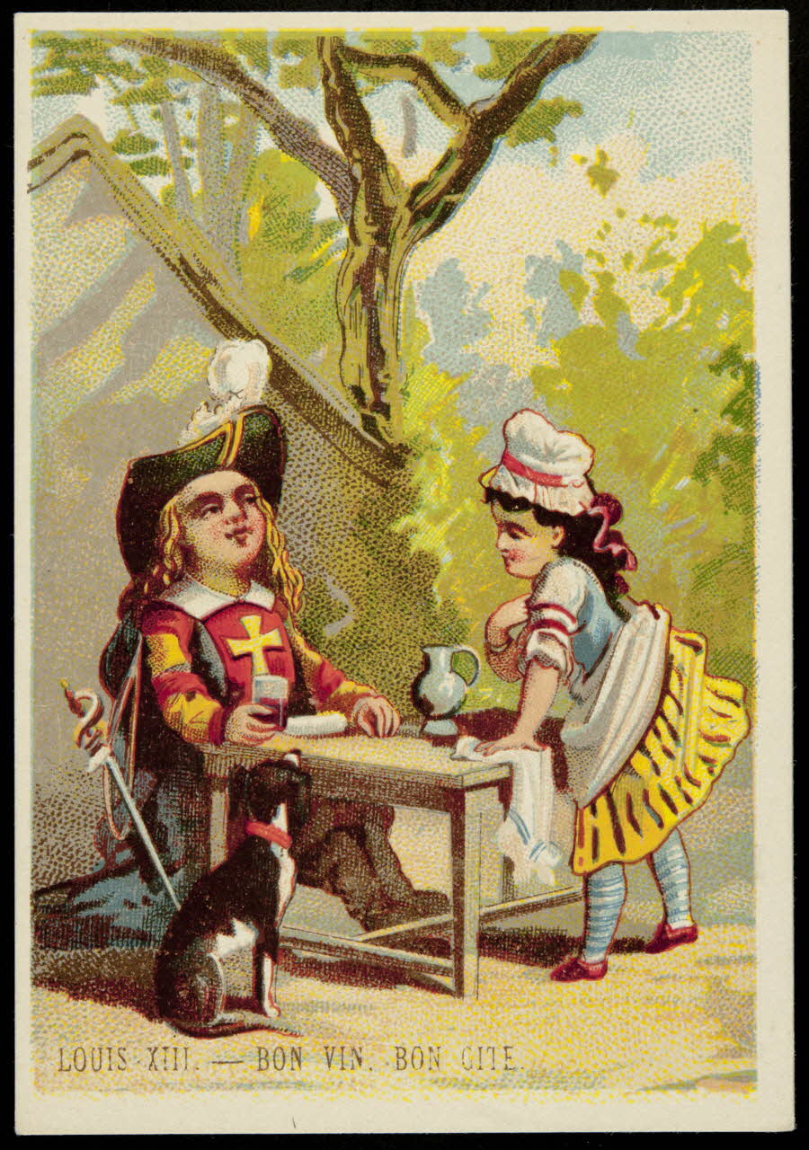 Bouillon-Rivoyre ; Lessertisseux carte réclame chromo Paris 1877-1893 1995.1.3029.3 Photo