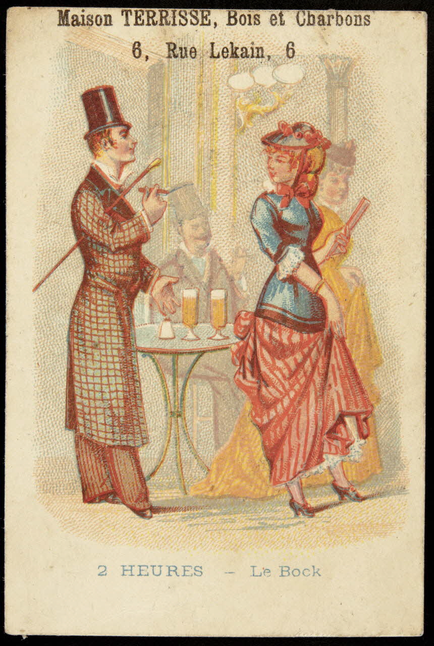 Bouillon-Rivoyre carte réclame chromo Paris 1877-1893 1995.1.3031.1 Photo