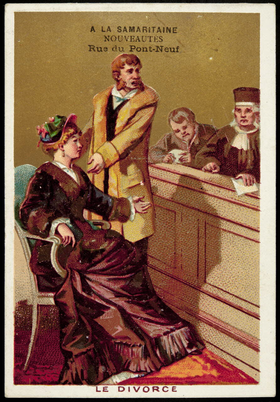 Bouillon-Rivoyre carte réclame chromo Paris 1877-1893 1995.1.3034.1 Photo