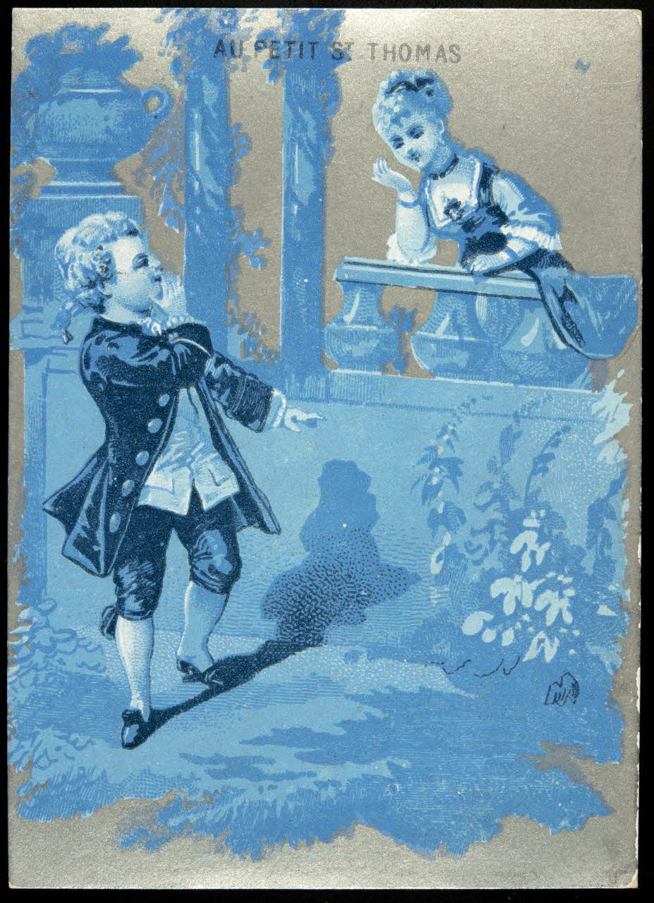 Bouillon-Rivoyre ; Michel L. carte réclame chromo Paris 1877-1893 1995.1.3035.1 Photo