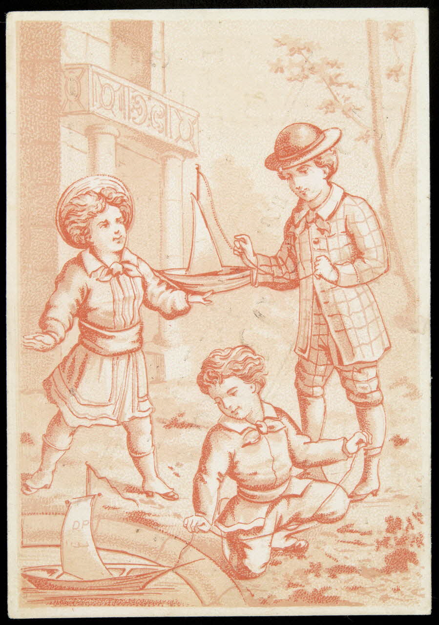 Bouillon-Rivoyre ; Lessertisseux carte réclame chromo Paris 1877-1893 1995.1.3036.1 Photo