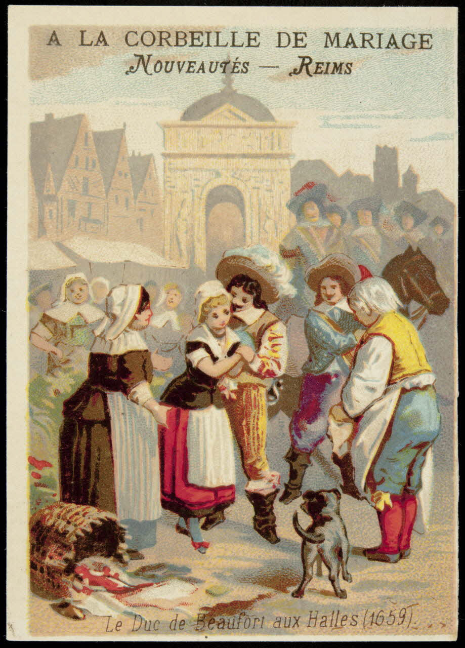 Bouillon-Rivoyre carte réclame chromo Paris 1877-1893 1995.1.3037.4 Photo