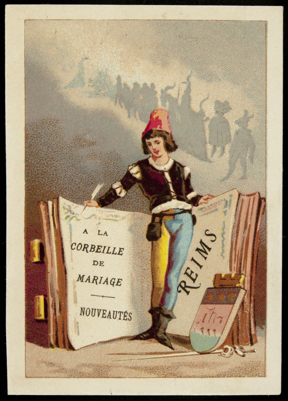 Bouillon-Rivoyre carte réclame chromo Paris 1878-1882 1995.1.3037.6 Photo