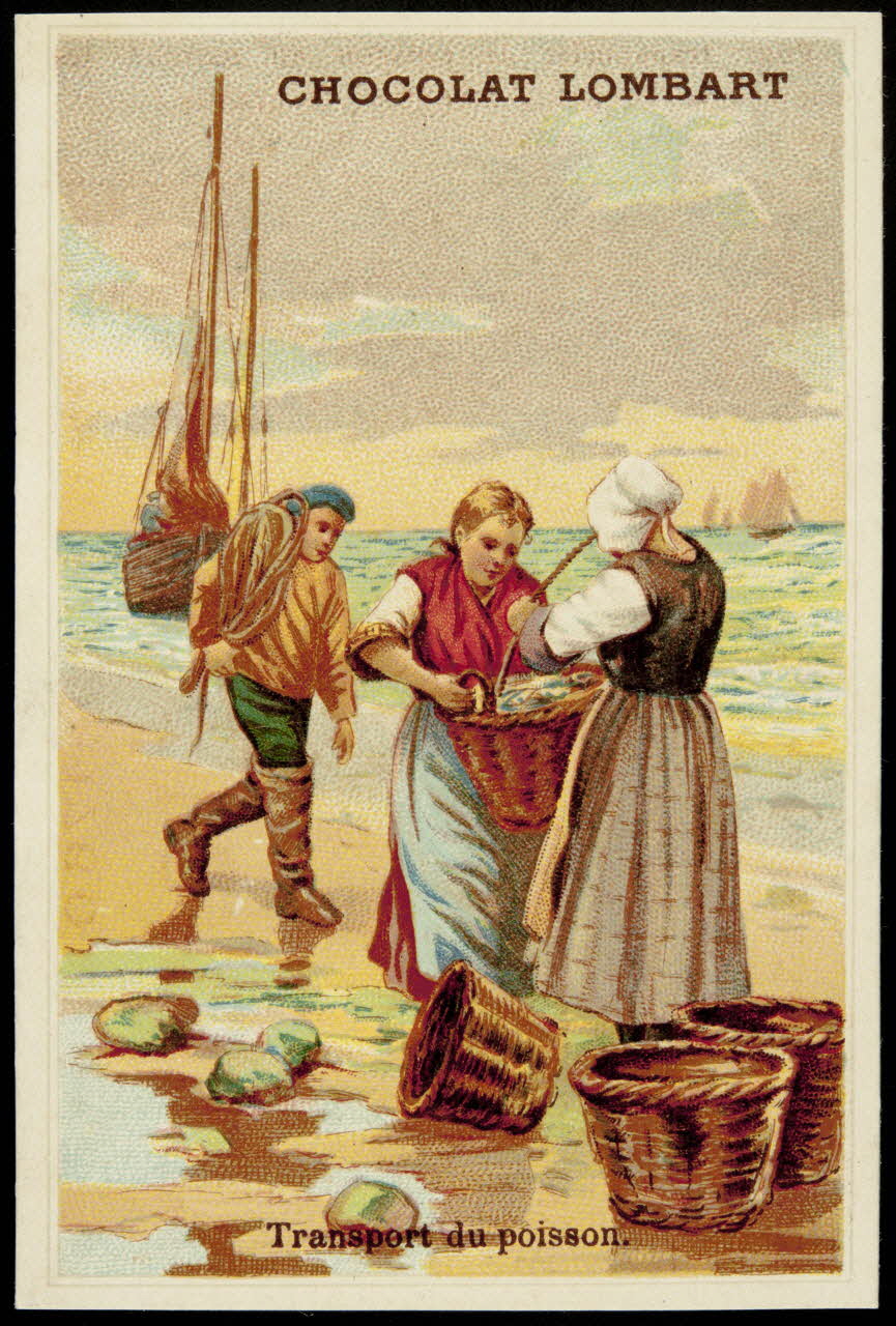 Bouillon-Rivoyre ; Norgeu A. ; Gouweloos carte réclame chromo Paris 1877-1893 1995.1.3038.11 Photo