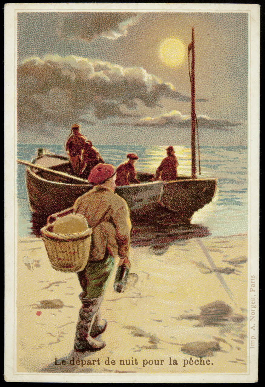 Bouillon-Rivoyre ; Norgeu A. carte réclame chromo Paris 1877-1893 1995.1.3038.6 Photo