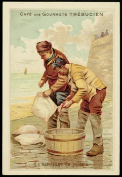 Bouillon-Rivoyre ; Norgeu A. carte réclame chromo Paris 1877-1893 1995.1.3038.8  Photo