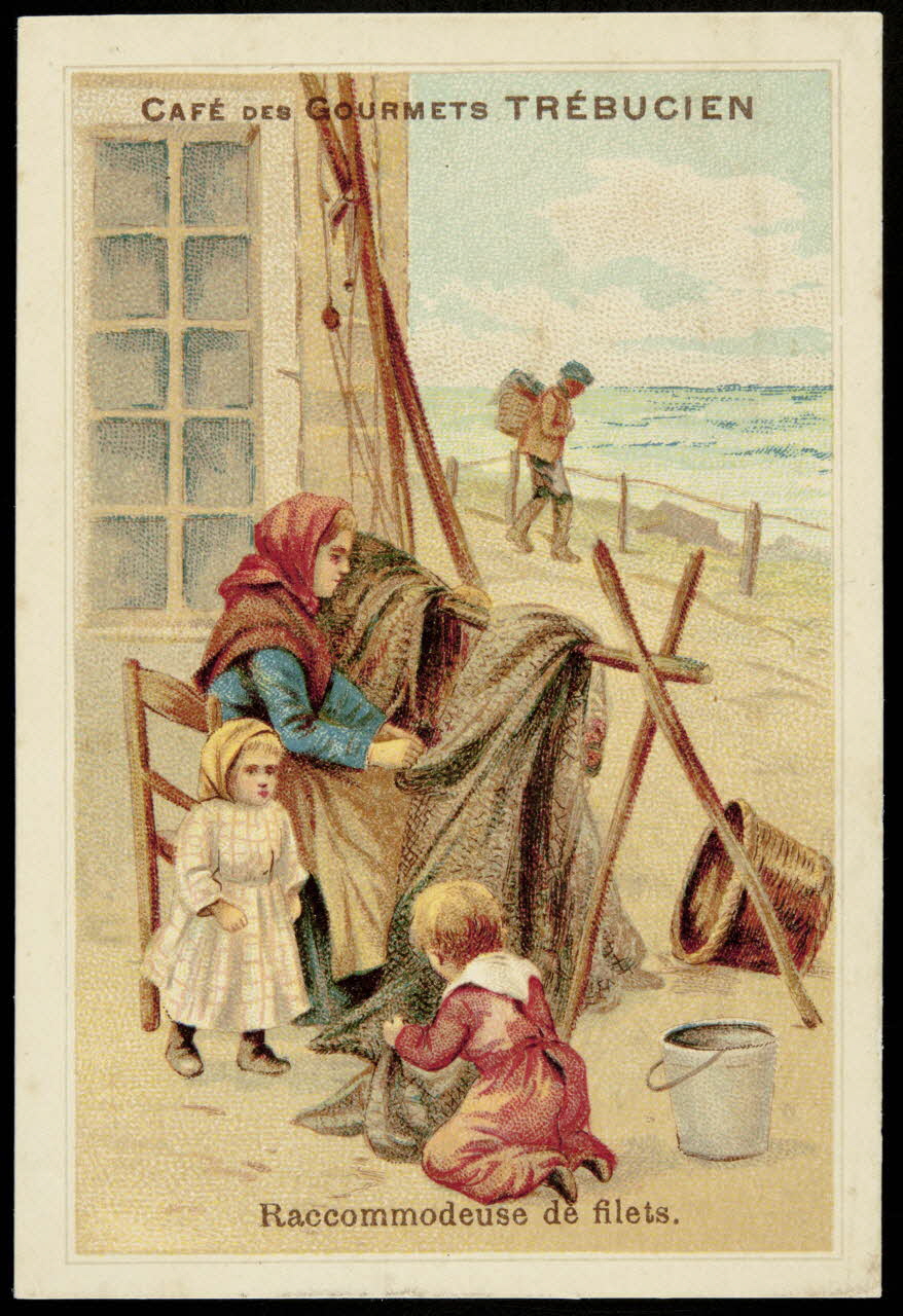 Bouillon-Rivoyre ; Norgeu A. carte réclame chromo Paris 1877-1893 1995.1.3038.9 Photo