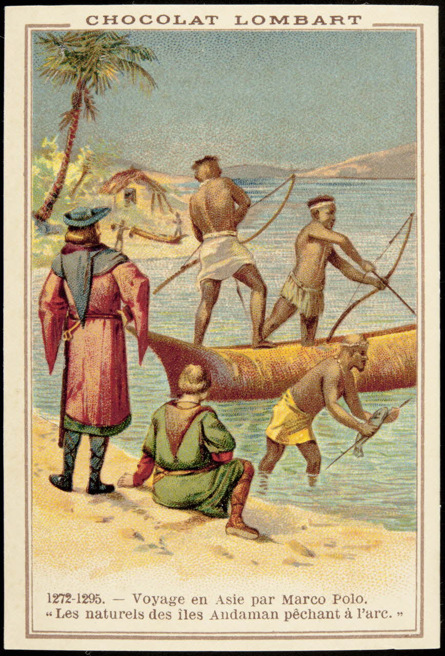 Bouillon-Rivoyre ; Norgeu A. ; Gouweloos carte réclame chromo France 1877-1893 1995.1.3039.1 Photo