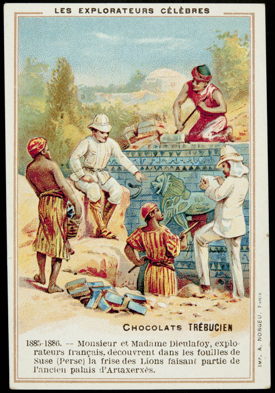 Bouillon-Rivoyre ; Norgeu A. carte réclame chromo Paris 1877-1893 1995.1.3039.7 Photo