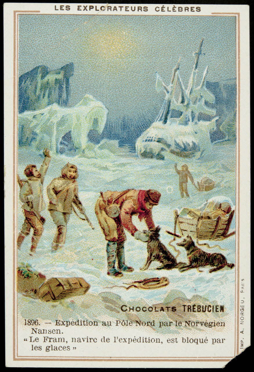 Bouillon-Rivoyre ; Norgeu A. carte réclame chromo Paris 1877-1893 1995.1.3039.8 Photo