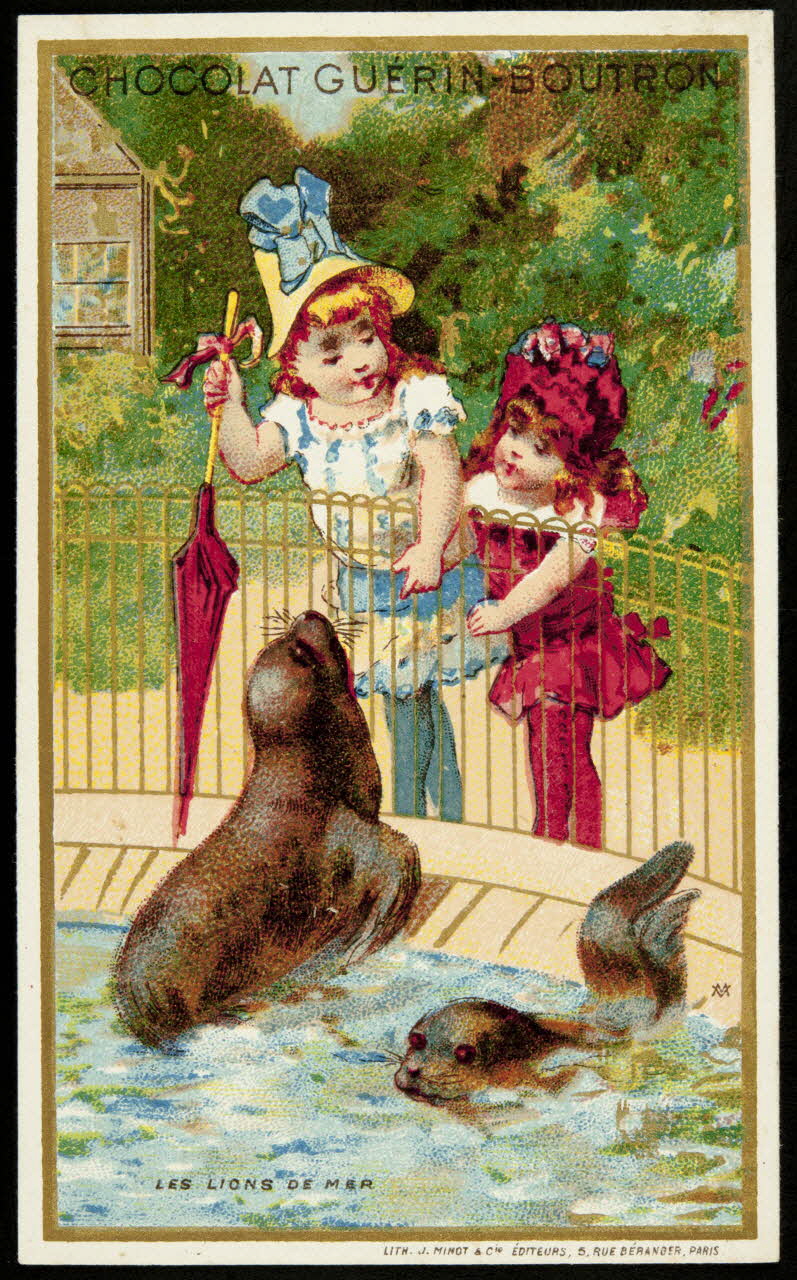 Vallet-Minot et Cie carte réclame chromo Paris 1889 1995.1.304.3 Photo