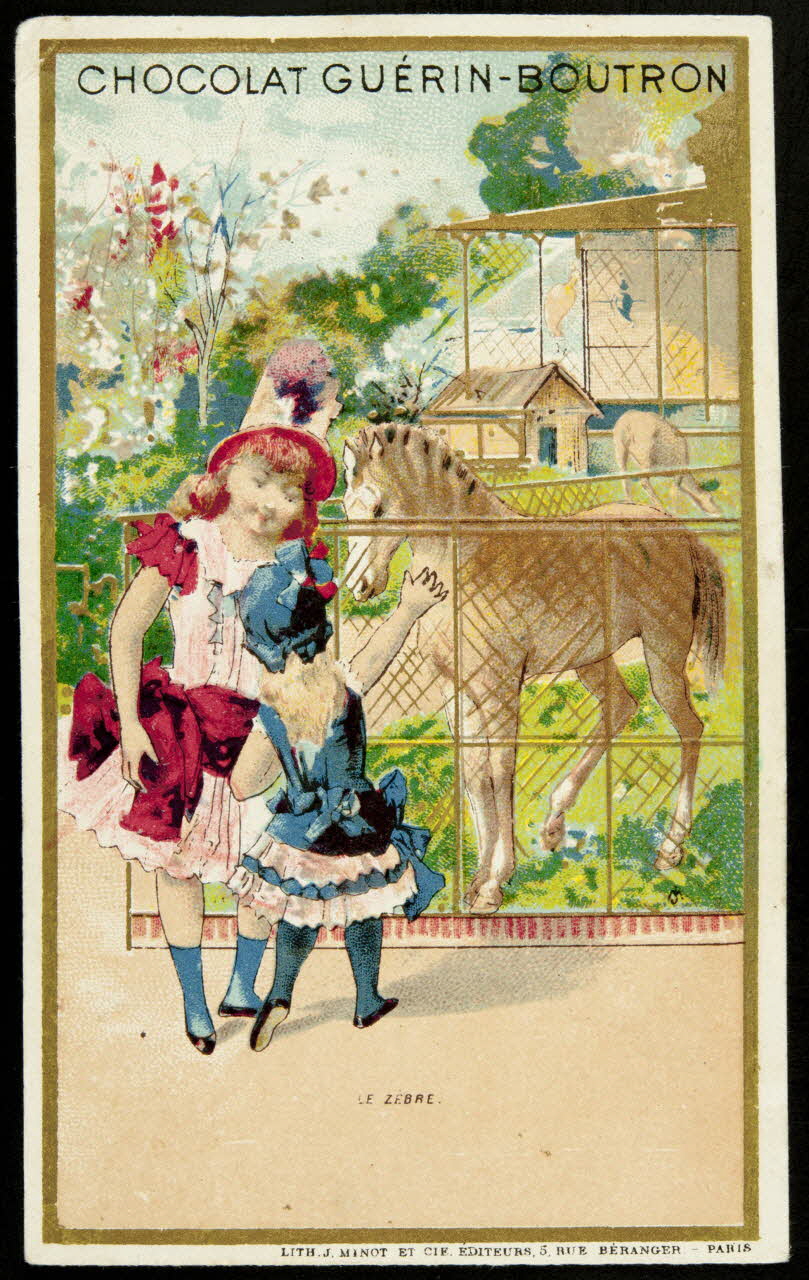 Vallet-Minot et Cie carte réclame chromo Paris 1889 1995.1.304.4 Photo