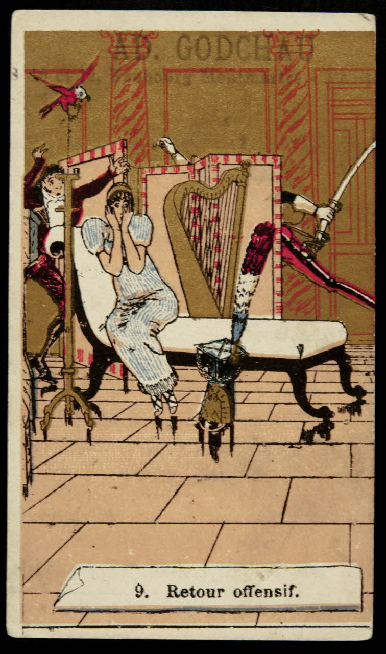 Bouillon-Rivoyre ; Pitron A. carte réclame chromo Paris 1877-1893 1995.1.3041.1 Photo