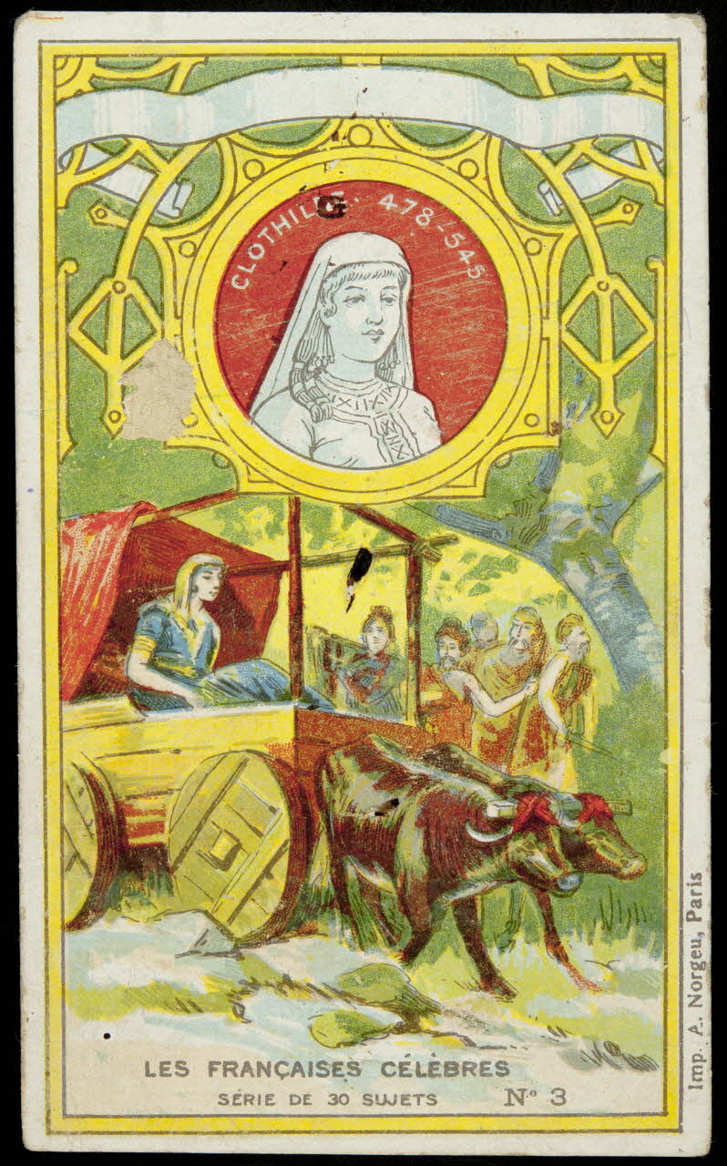 Bouillon-Rivoyre ; Norgeu A. carte réclame chromo Paris 1877-1893 1995.1.3043.2 Photo