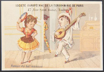 Bouillon-Rivoyre carte réclame chromo Paris 1880 1995.1.3045.4 Photo
