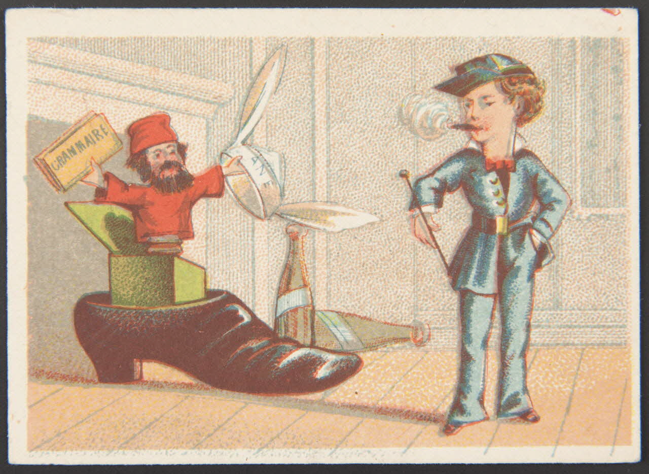 Bouillon-Rivoyre (éditeur), Millaud carte réclame chromo Paris 1877-1893 1995.1.3047.1 Photo