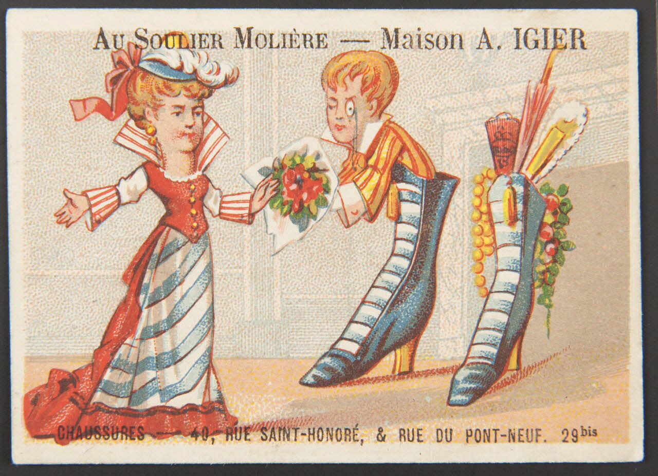 Bouillon-Rivoyre carte réclame chromo Paris 1877-1893 1995.1.3047.3 Photo