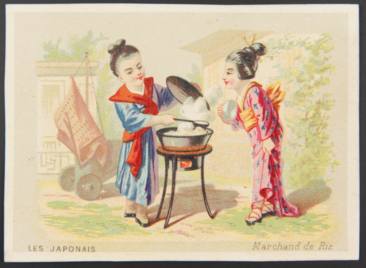 Bouillon-Rivoyre carte réclame chromo Paris 1877-1893 1995.1.3048.2 Photo