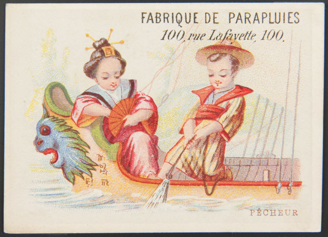 Bouillon-Rivoyre (éditeur), Cochet et Roulié carte réclame chromo Paris 1878-1880 1995.1.3048.9 Photo