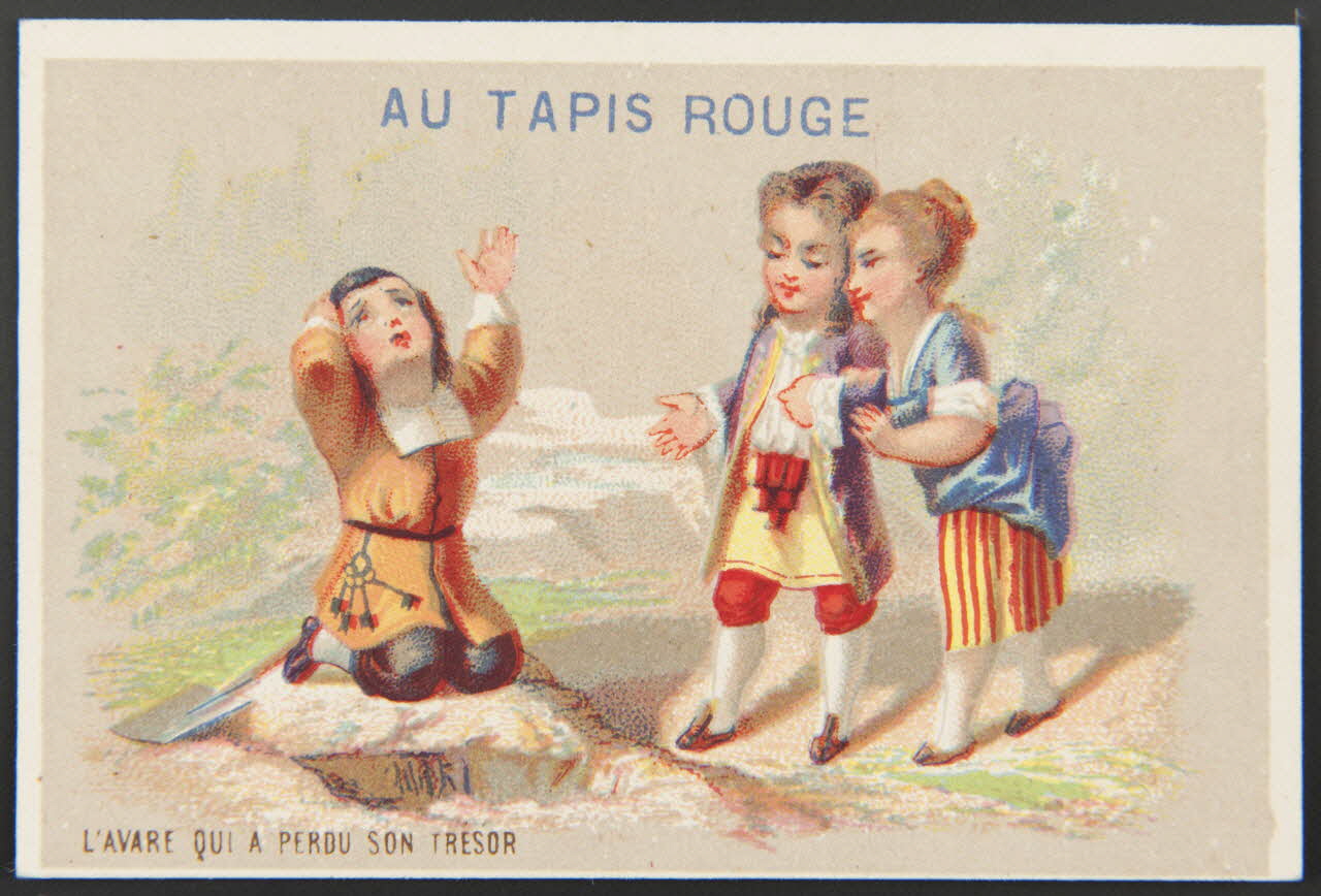 Bouillon-Rivoyre carte réclame chromo Paris 1877-1893 1995.1.3051.1 Photo