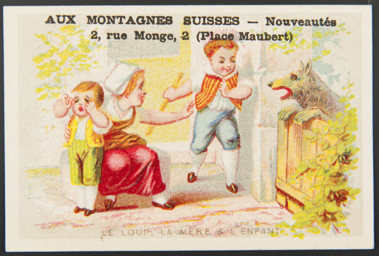 Bouillon-Rivoyre carte réclame chromo Paris 1877-1893 1995.1.3051.10 Photo