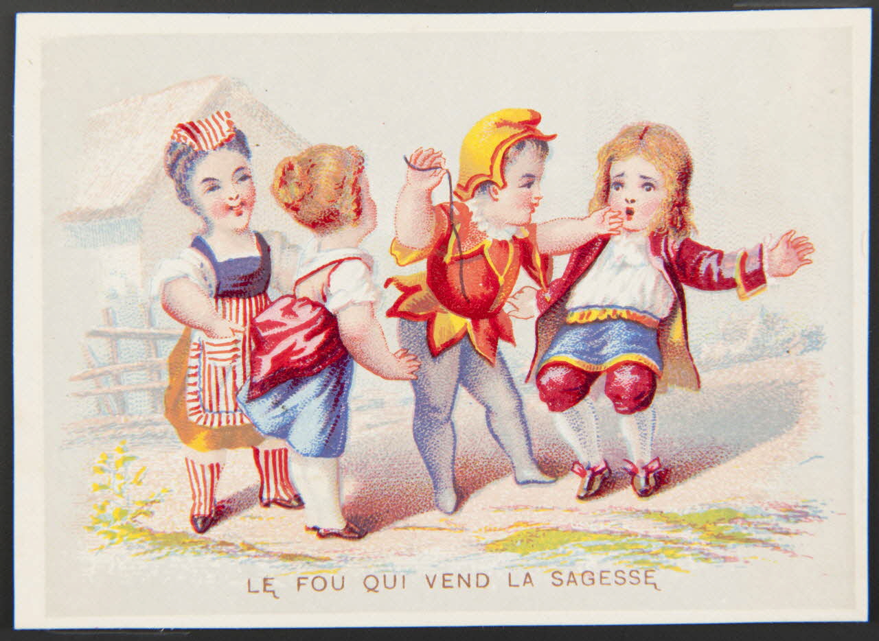 Bouillon-Rivoyre carte réclame chromo Paris 1877-1893 1995.1.3051.5 Photo
