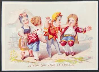 Bouillon-Rivoyre carte réclame chromo Paris 1877-1893 1995.1.3051.5  Photo