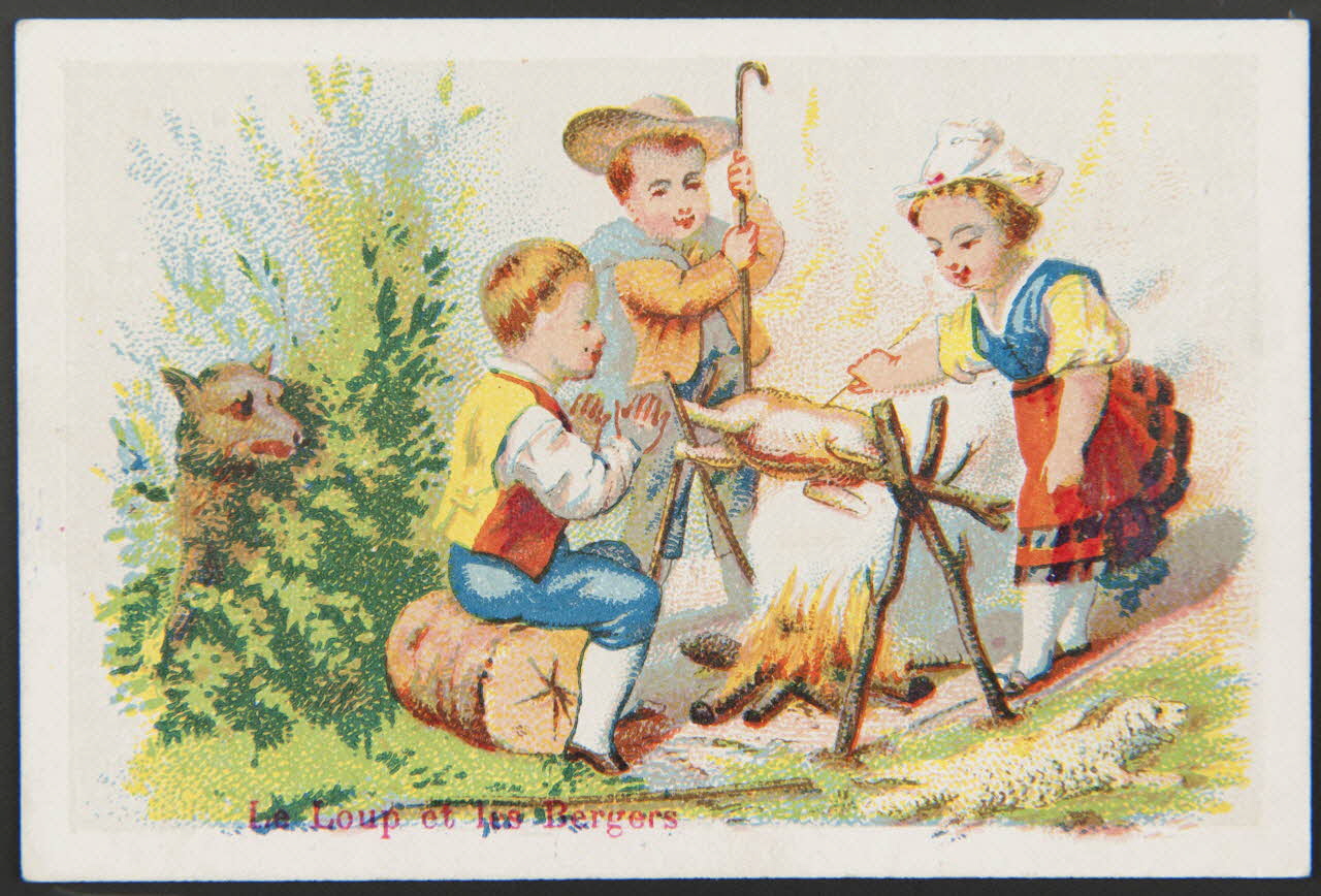 Bouillon-Rivoyre carte réclame chromo Paris 1877-1893 1995.1.3051.7 Photo