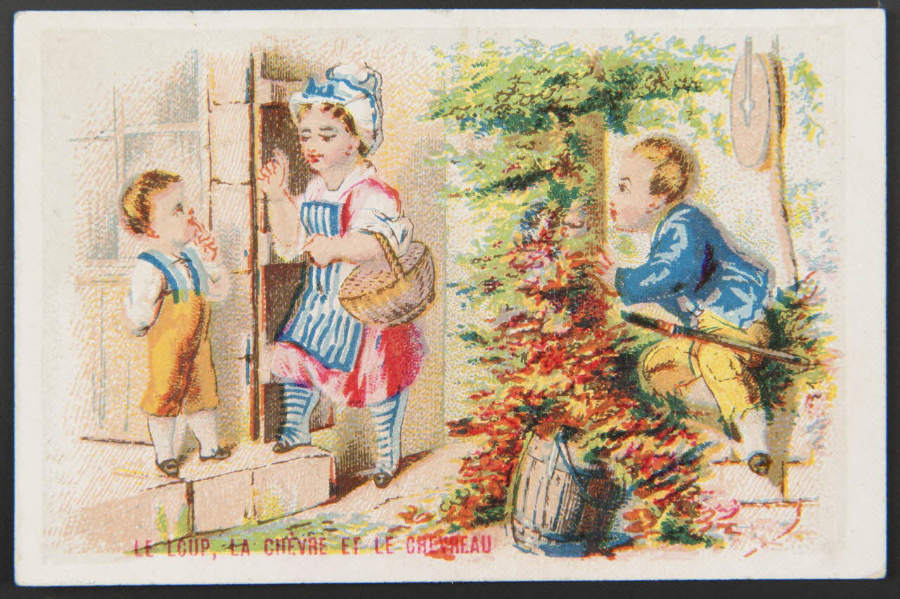 Bouillon-Rivoyre carte réclame chromo Paris 1877-1893 1995.1.3051.8 Photo