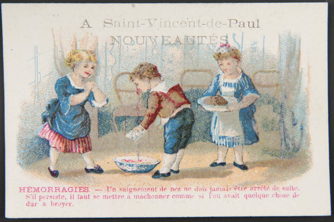 Bouillon-Rivoyre carte réclame chromo Paris 1878-1882 1995.1.3052.3 Photo