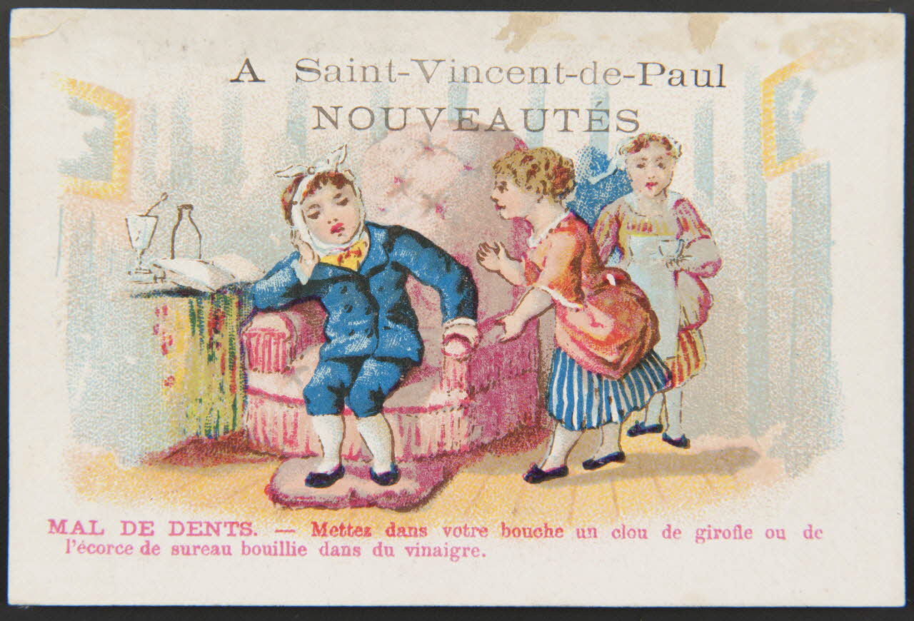 Bouillon-Rivoyre carte réclame chromo Paris 1878-1882 1995.1.3052.4 Photo