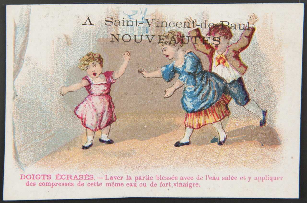 Bouillon-Rivoyre carte réclame chromo Paris 1878-1882 1995.1.3052.5 Photo