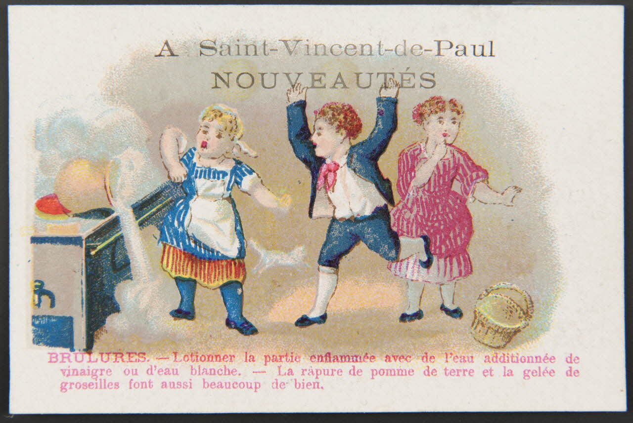 Bouillon-Rivoyre carte réclame chromo Paris 1878-1882 1995.1.3052.6 Photo