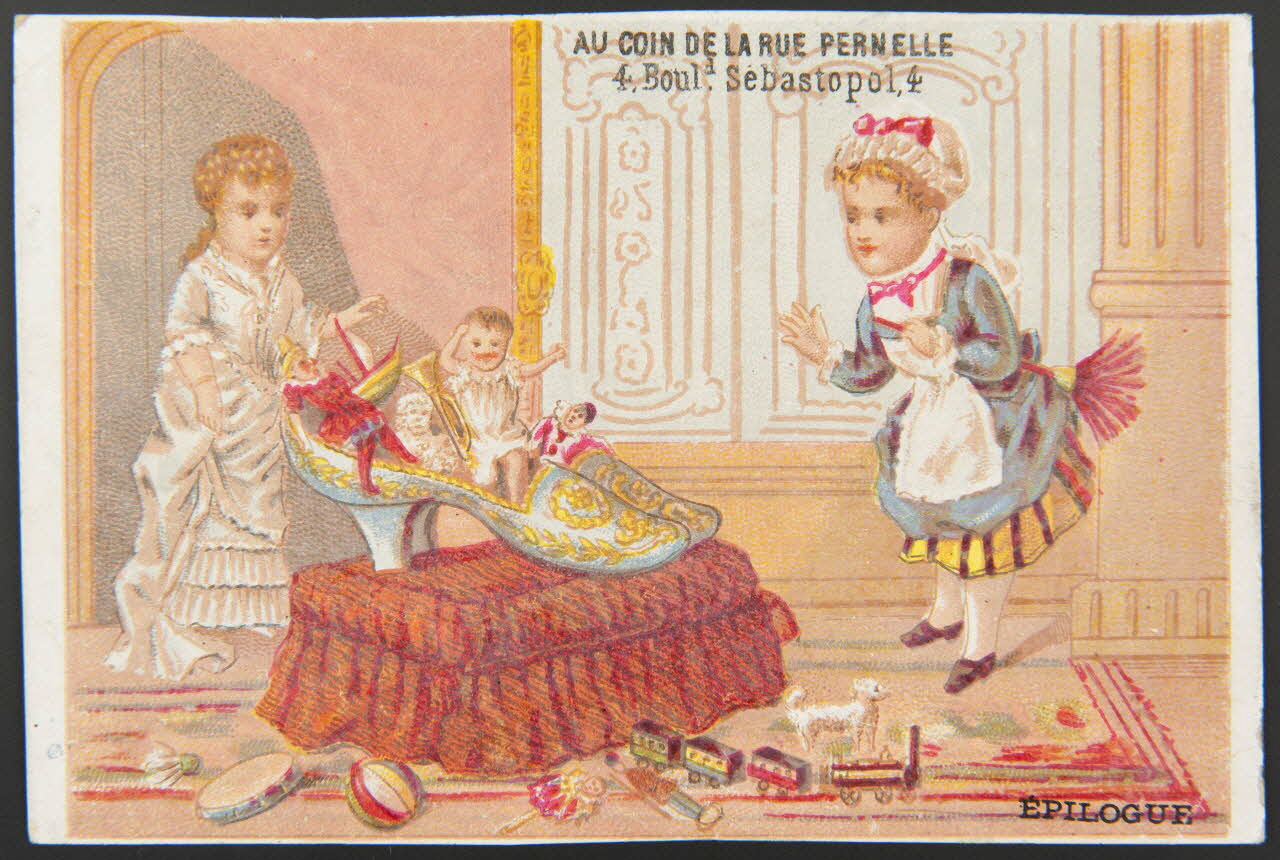 Bouillon-Rivoyre carte réclame chromo Paris 1882-1890 1995.1.3053.1 Photo