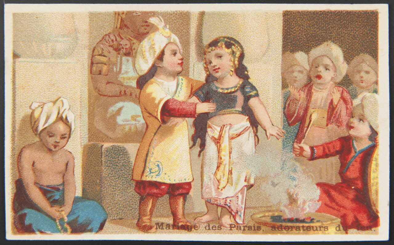 Bouillon-Rivoyre carte réclame chromo Paris 1877-1893 1995.1.3056.12 Photo