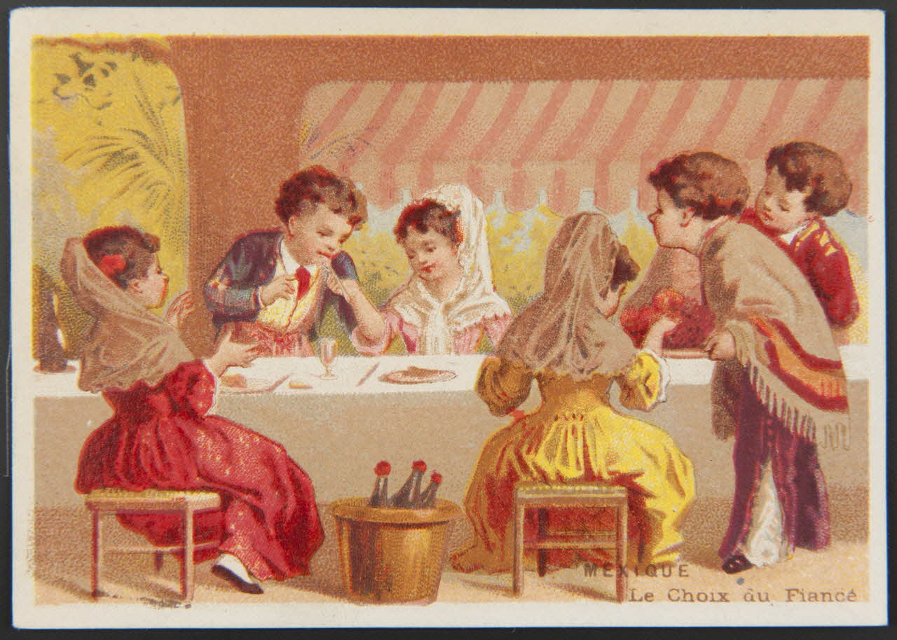 Bouillon-Rivoyre carte réclame chromo Paris 1877-1893 1995.1.3056.13 Photo