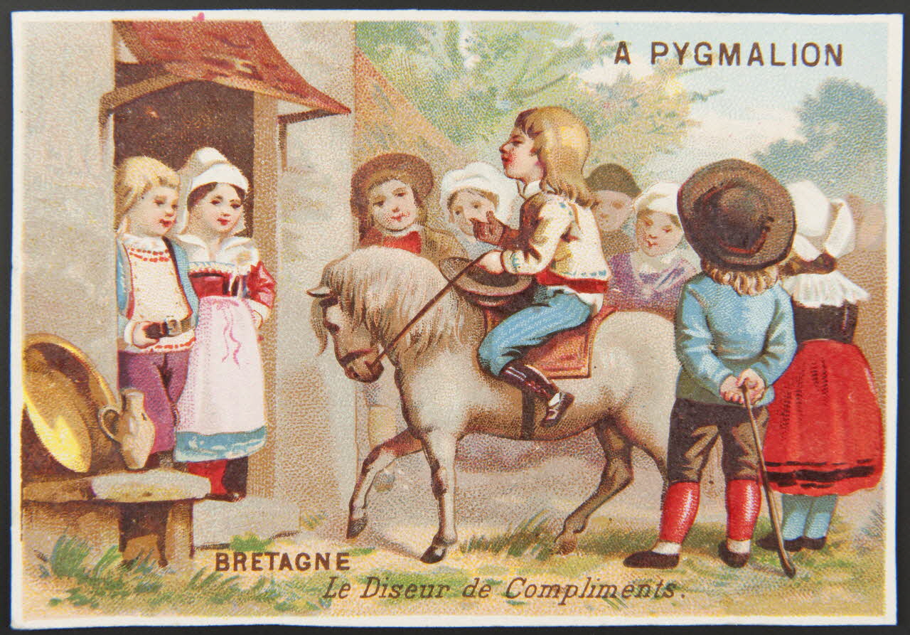 Bouillon-Rivoyre (éditeur), Cochet carte réclame chromo Paris 1878-1882 1995.1.3056.2 Photo