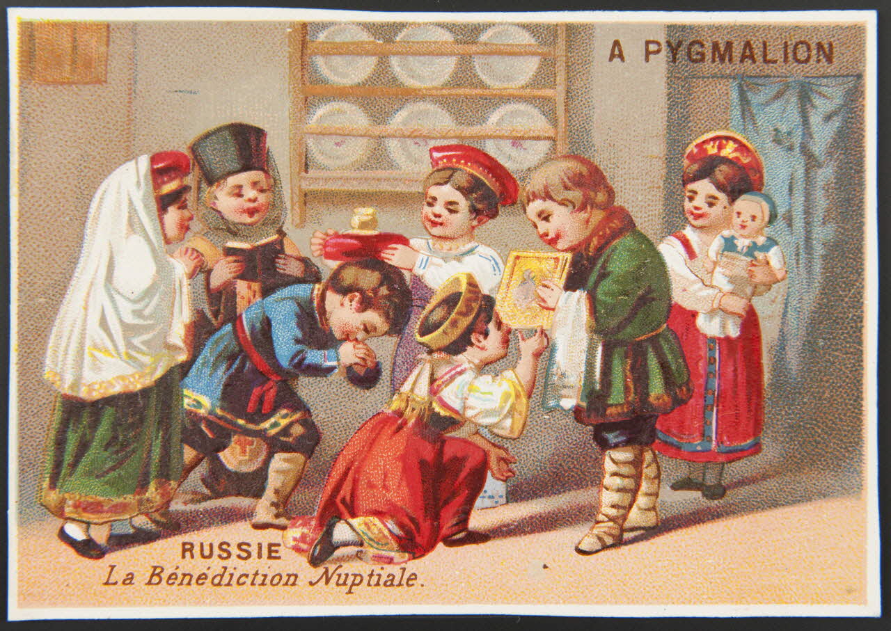 Bouillon-Rivoyre (éditeur), Cochet carte réclame chromo Paris 1878-1882 1995.1.3056.8 Photo