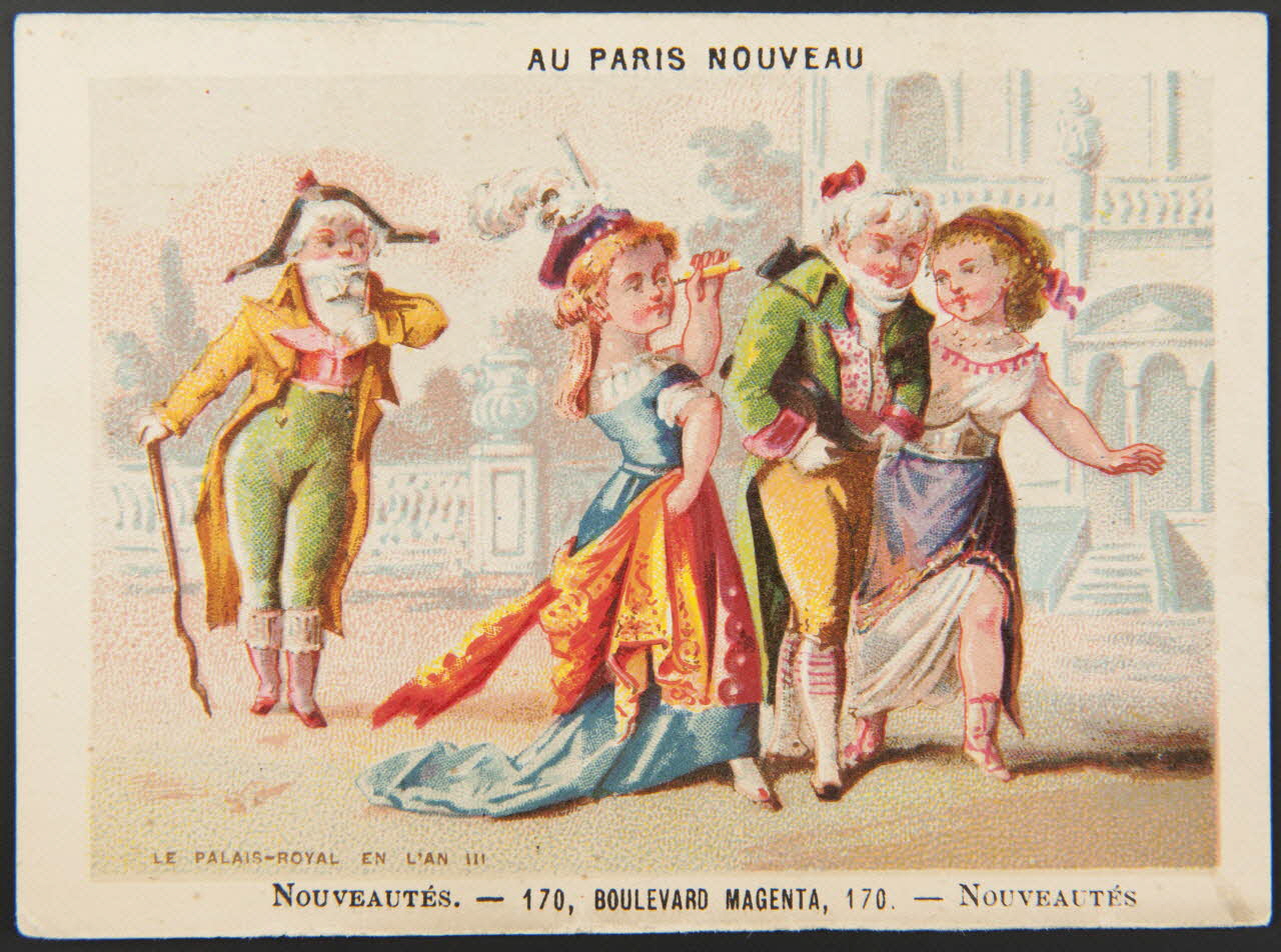 Bouillon-Rivoyre (éditeur), Cochet Aimé carte réclame chromo Paris 1878-1880 1995.1.3057.2 Photo