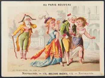 Bouillon-Rivoyre (éditeur), Cochet Aimé carte réclame chromo Paris 1878-1880 1995.1.3057.2  Photo