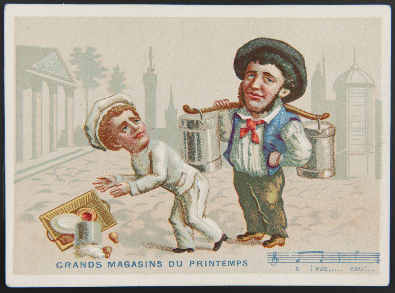 Bouillon-Rivoyre (éditeur), Cochet et Roulié carte réclame chromo Paris 1878-1880 1995.1.3058.1 Photo