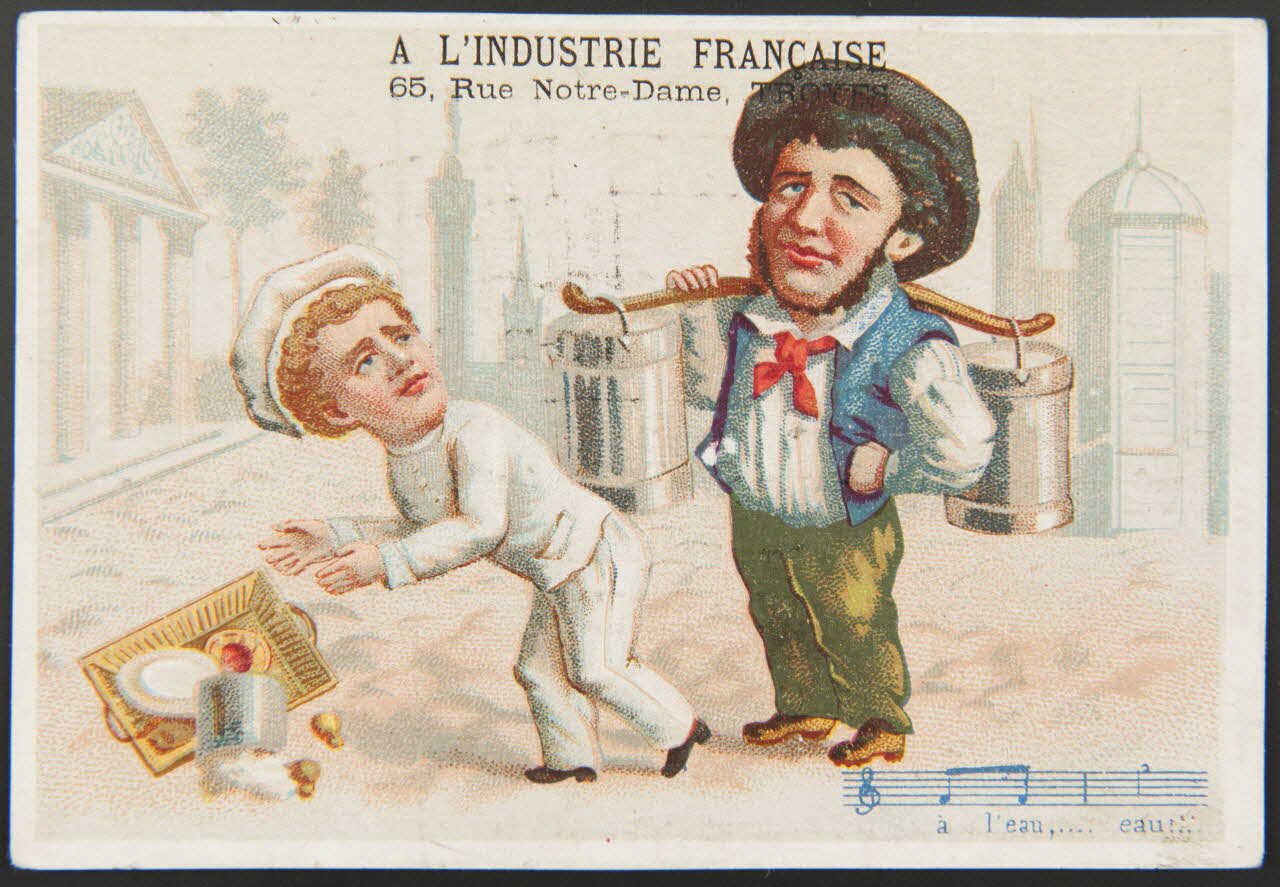 carte réclame chromo Paris 1877-1893 1995.1.3058.2 Photo