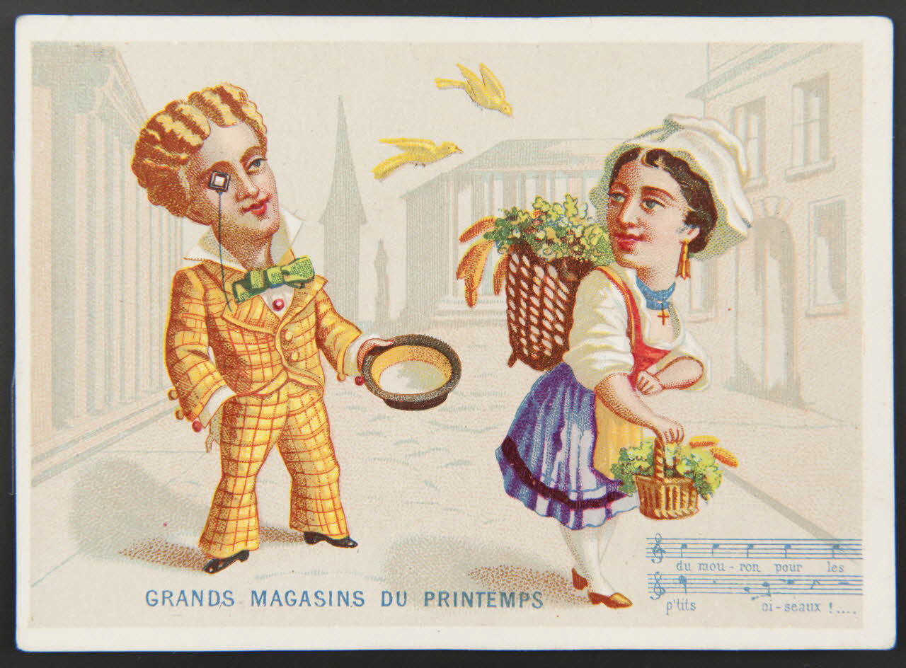 Bouillon-Rivoyre (éditeur), Cochet et Roulié carte réclame chromo Paris 1878-1880 1995.1.3058.4 Photo