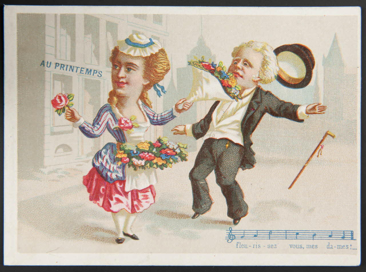 Bouillon-Rivoyre (éditeur), Cochet et Roulié carte réclame chromo Paris 1878-1880 1995.1.3058.5 Photo