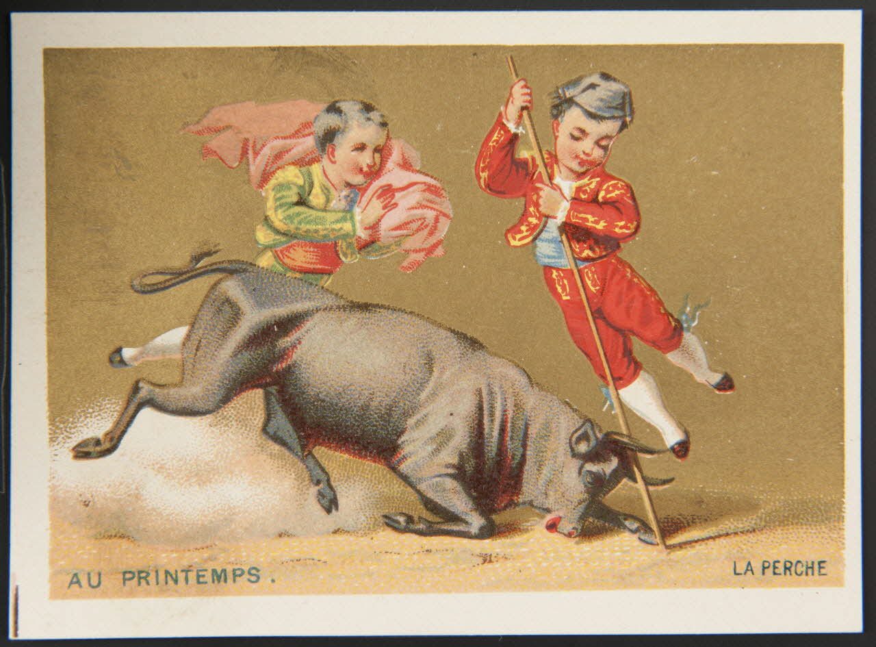 Bouillon-Rivoyre (éditeur), Cochet et Roulié carte réclame chromo Paris 1878-1880 1995.1.3059.2 Photo