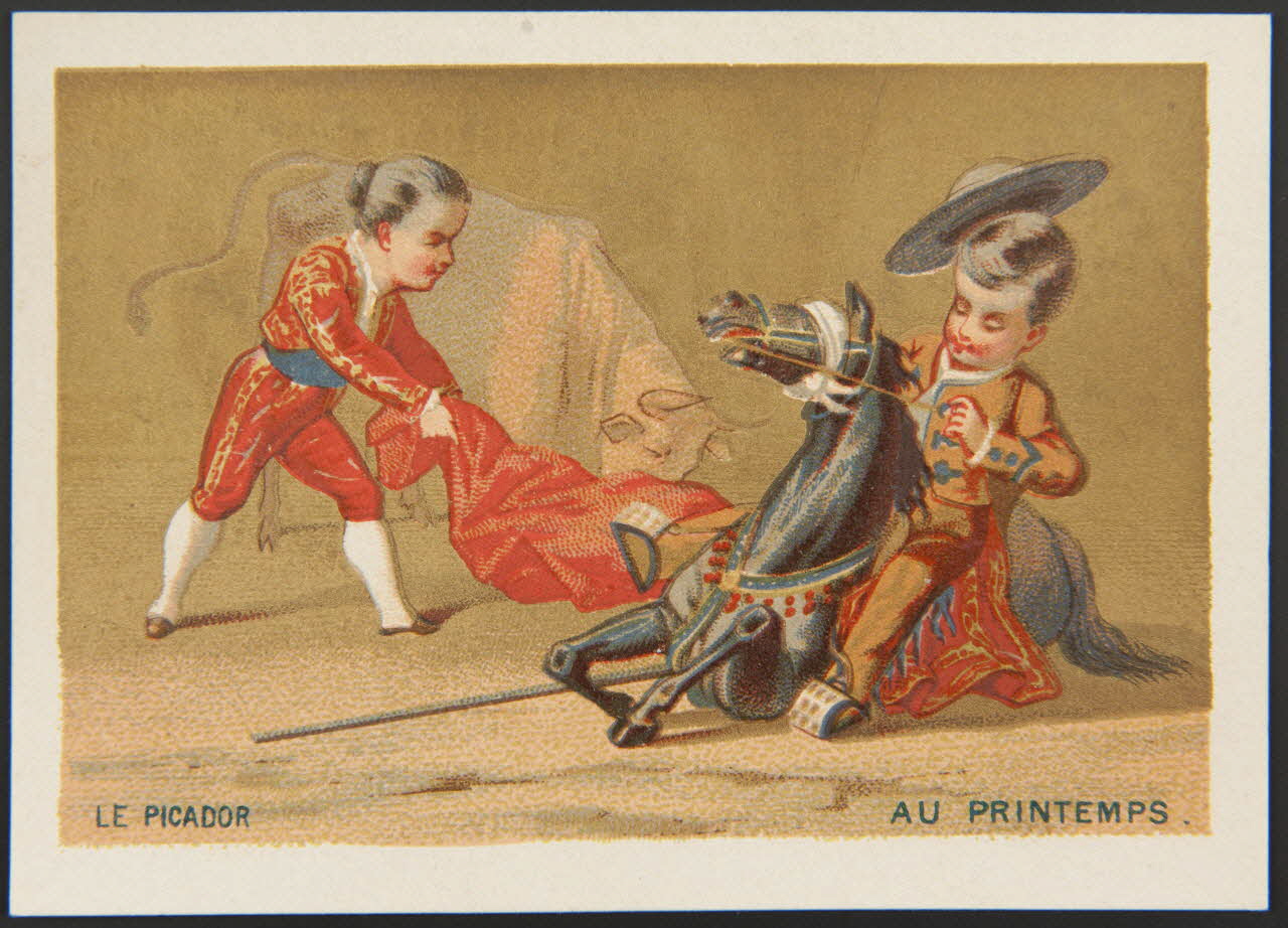 Bouillon-Rivoyre (éditeur), Cochet et Roulié carte réclame chromo Paris 1878-1880 1995.1.3059.3 Photo